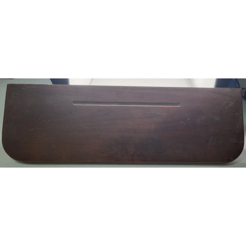 Vtg 970's-1980's Wooden Shelf with beautiful Floral Carved Detailed Sturdy